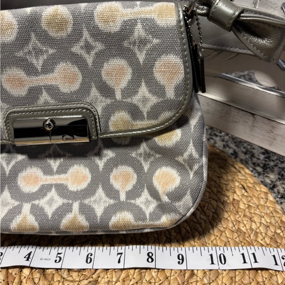 Coach Gray and Pink Patterned Crossbody Bag - Picture 9 of 11